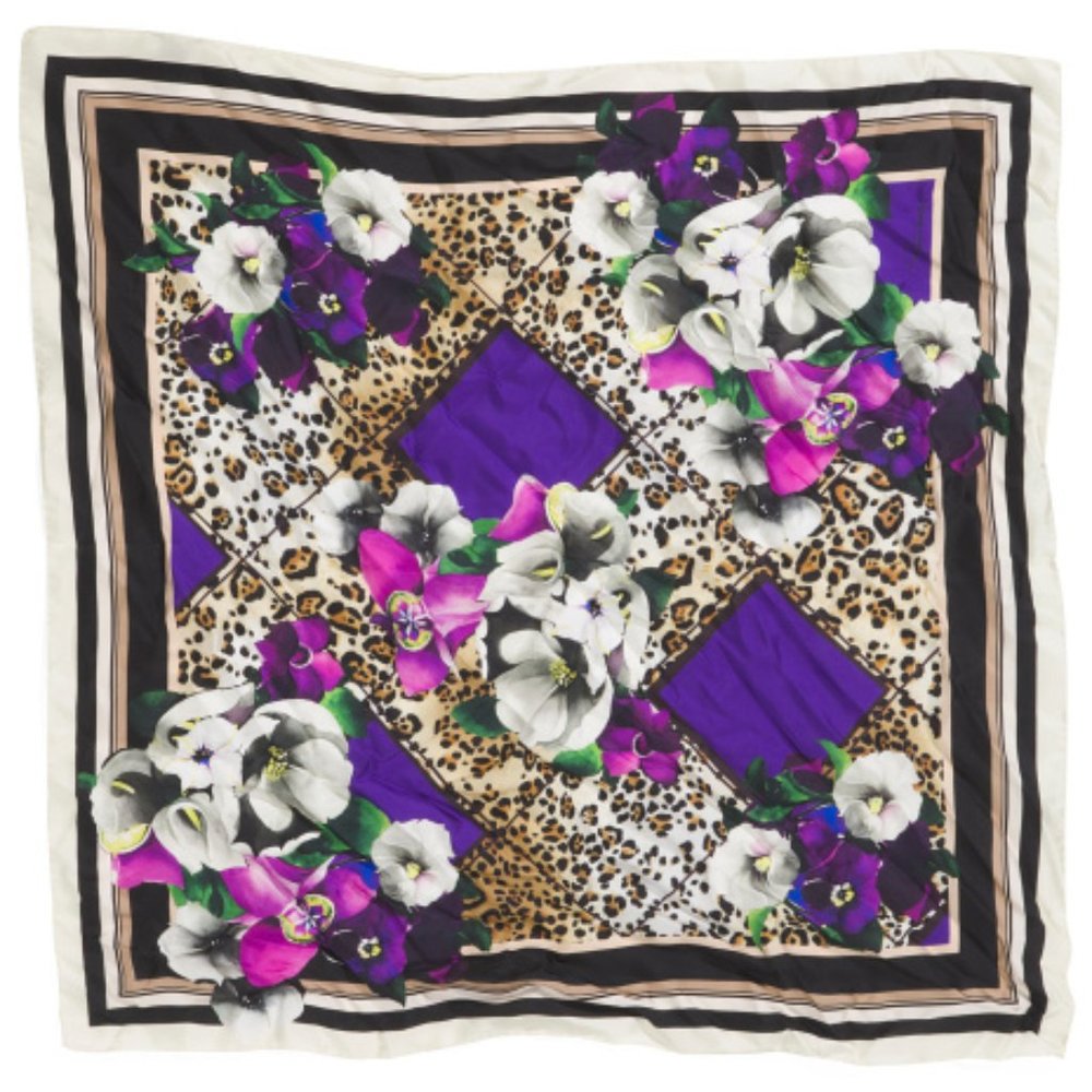 Silk Animalier Scarf from ROBERTO CAVALLI